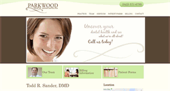 Desktop Screenshot of parkwood-dental.com